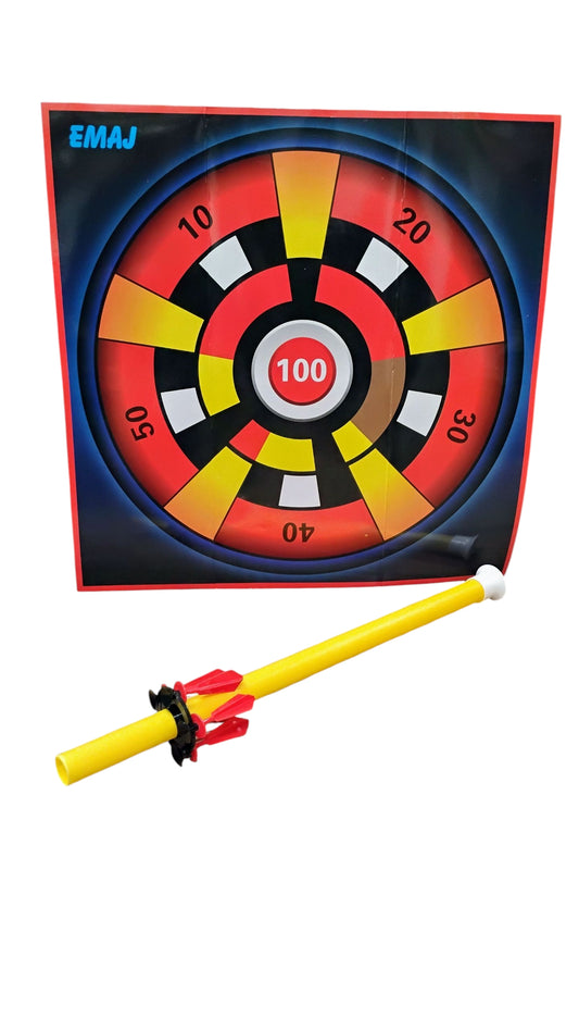 DMUCHAWKA STRZELAWKA GRA RODZINNA ZRĘCZNOŚCIOWA PLANSZA STRZAŁKI E0025