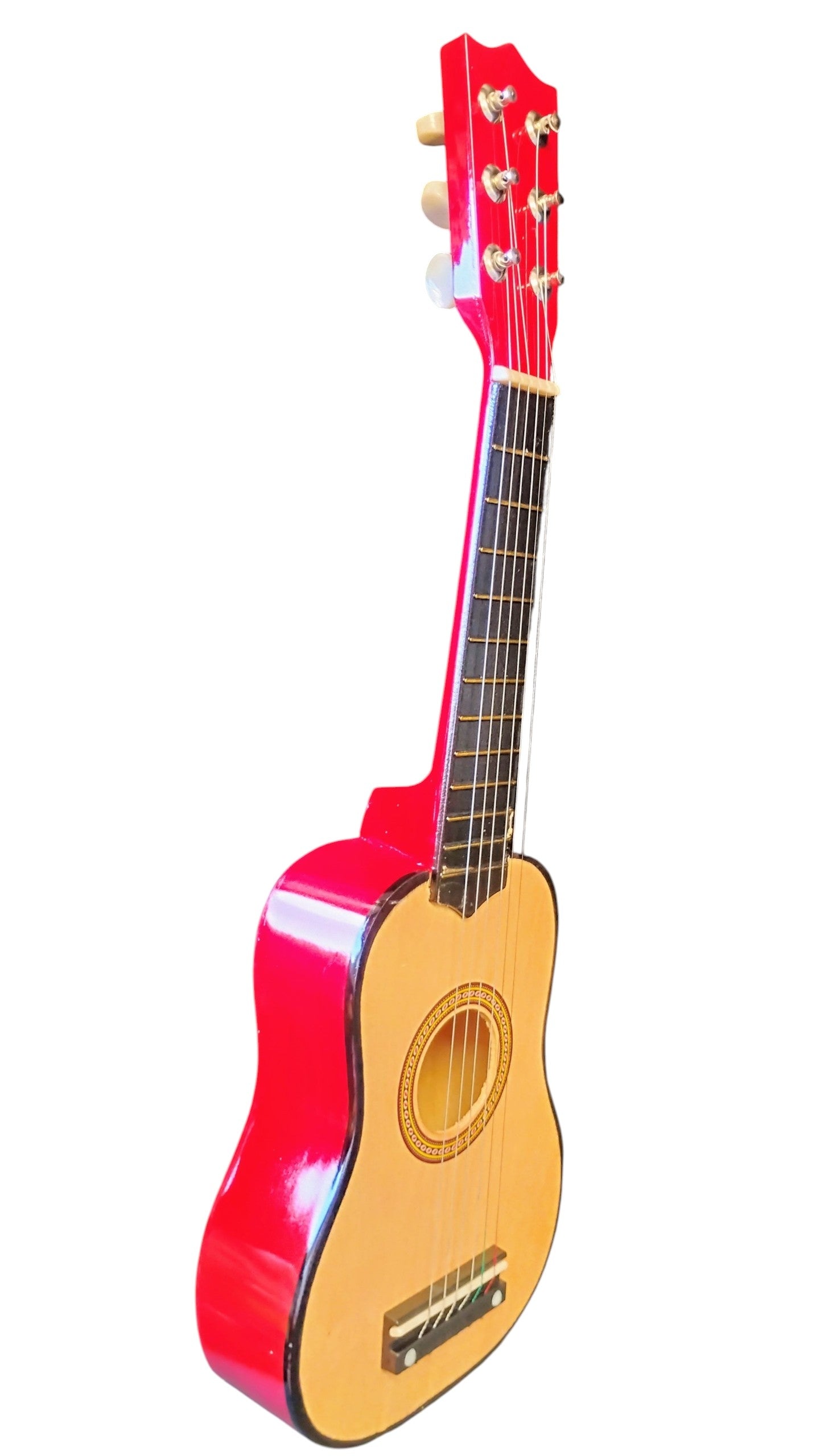 DREWNIANA GITARA 6 STRUN METALOWYCH 54 CM E1499  EMAJ