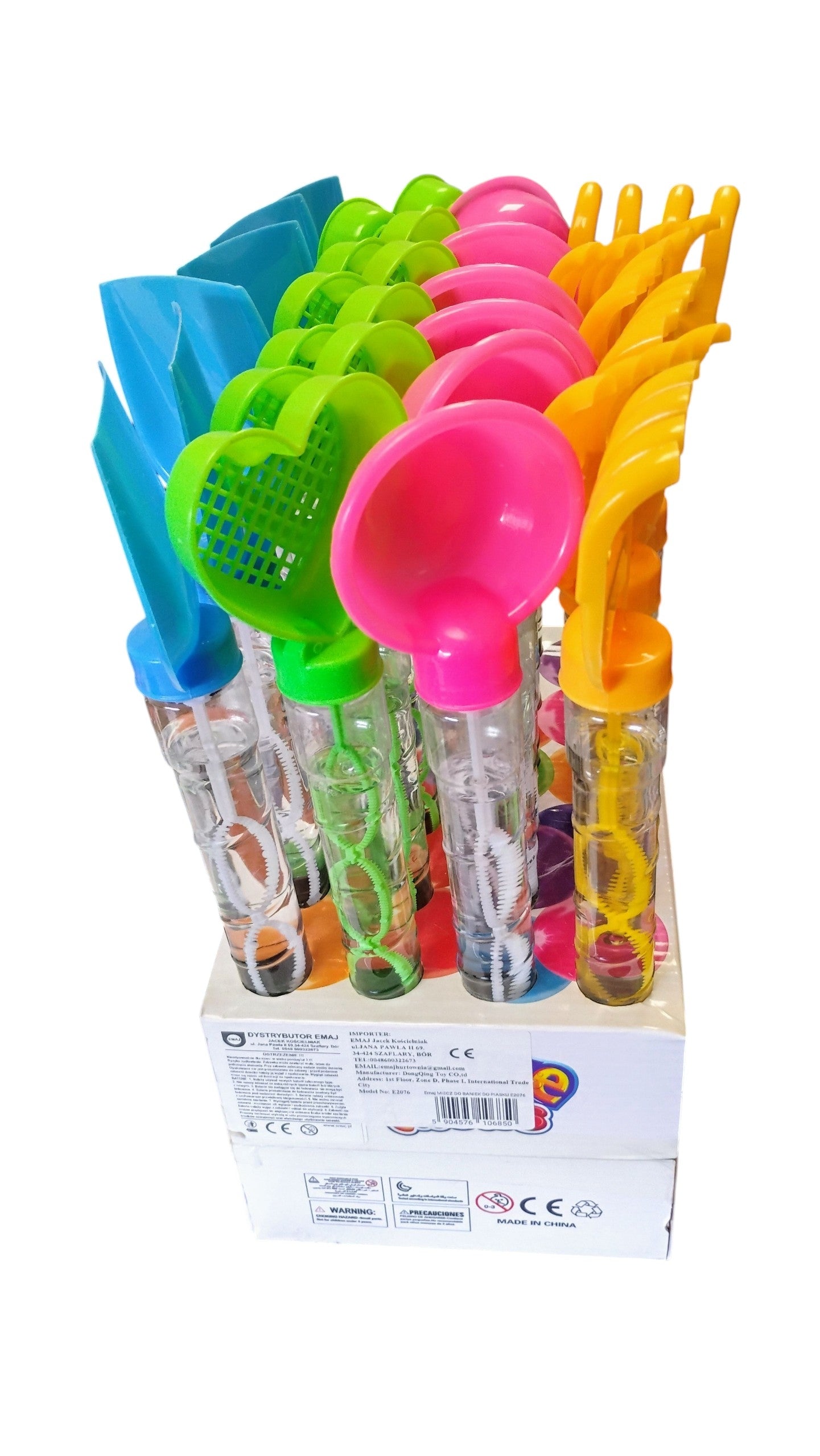 BAŃKI MYDLANE MIECZ DO BANIEK 2W1 KSZTAŁTY DO PIASKU 34cm E2076 EMAJ