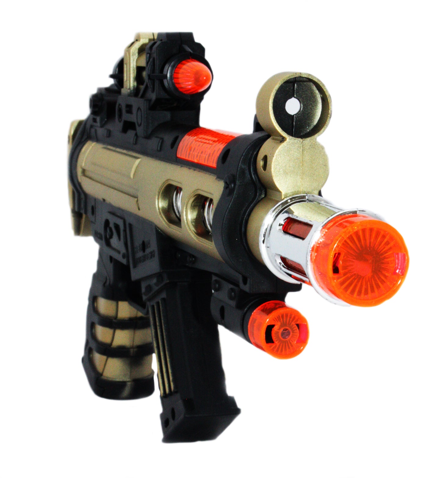 KARABIN PODŚWIETLANY PISTOLET  LASER 33cm DŹWIĘK E0429 EMAJ