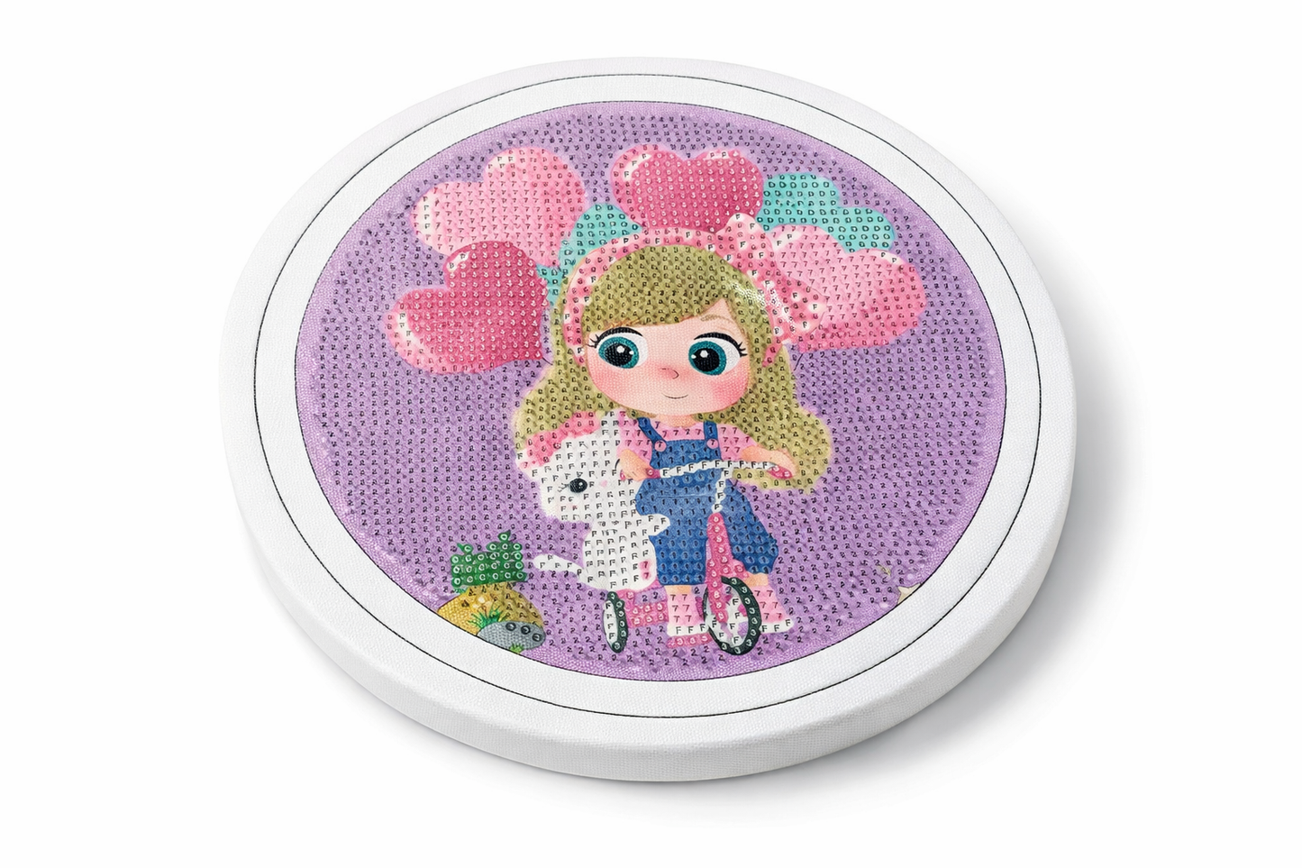 KREATYWNY ZESTAW OBRAZEK 3D WYKLEJANKA HAFT DIAMENTOWY WZORY 20CM E2413EMAJ