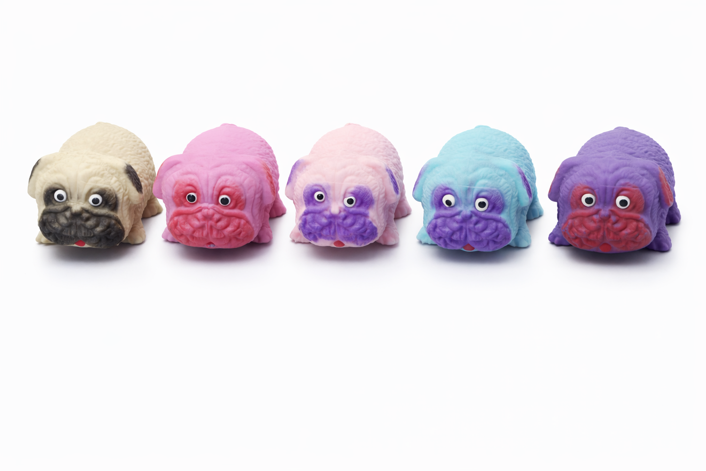 GNIOTEK BULDOG ANTYSTRESOWY PIES Z PIASKIEM SENSORYCZNY SQUISHY E1253 EMAJ