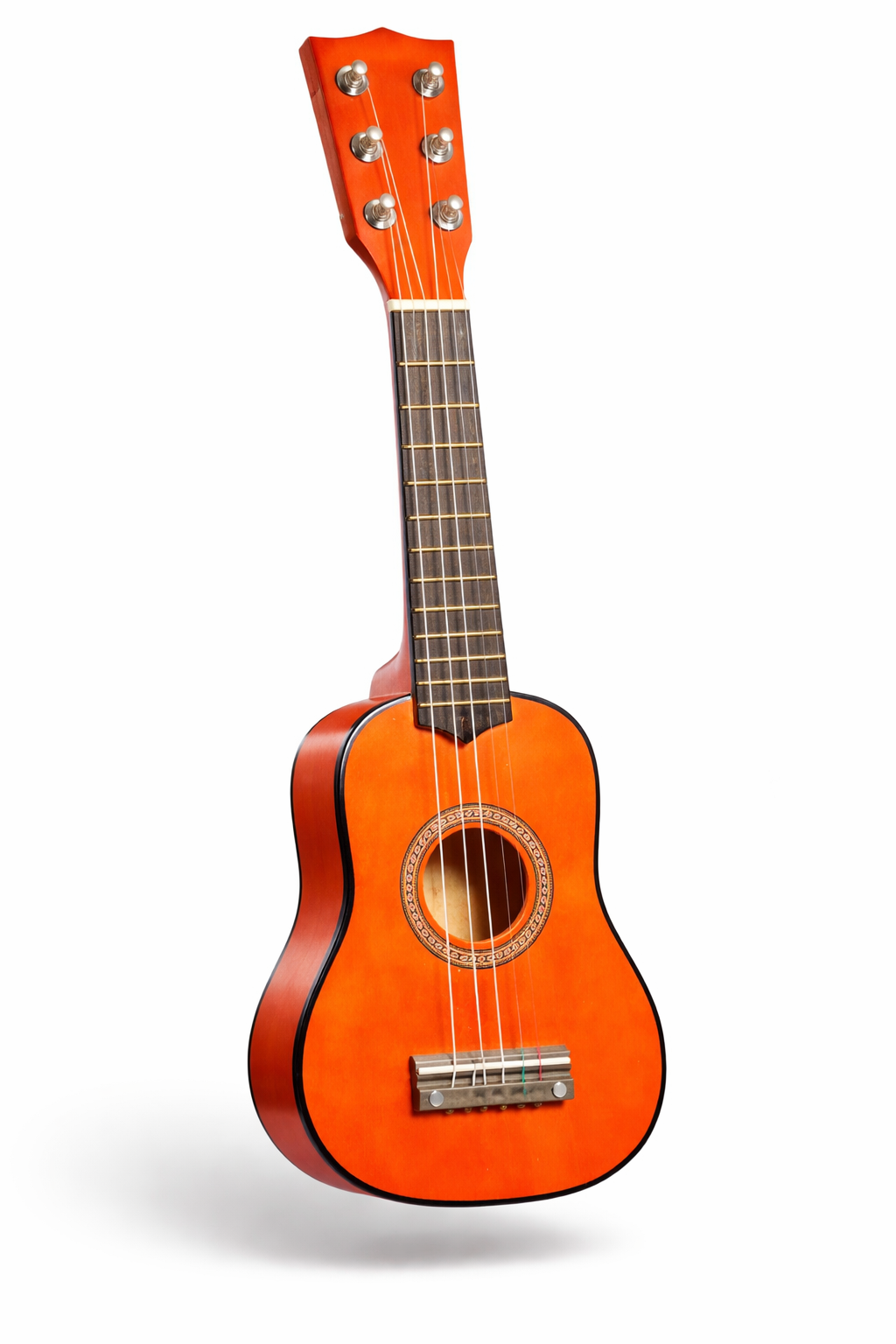 DREWNIANA GITARA 6 STRUN METALOWYCH 54 CM E1499  EMAJ