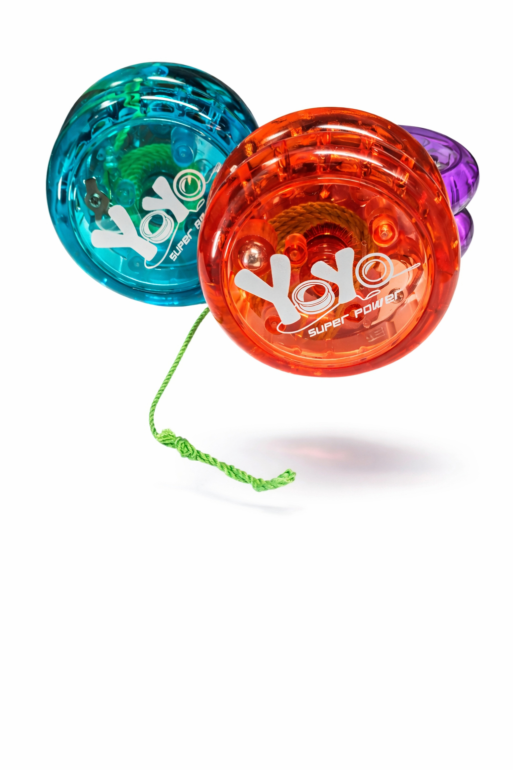 JOJO YOYO KOLOROWE JASKRAWE KOLORY 7cm ŚWIECĄCE SZNUREK E1692 EMAJ