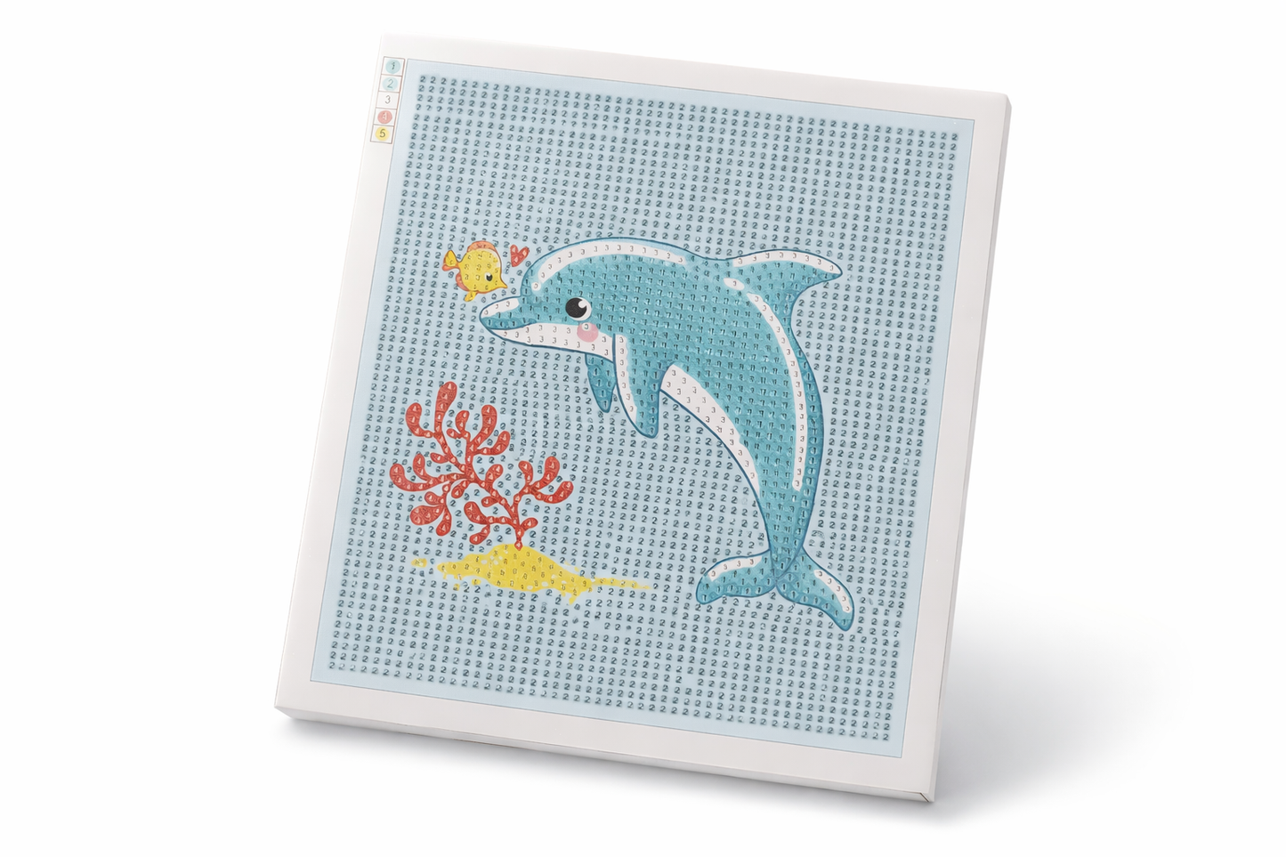DIAMOND PAINTING DLA DZIECI ZESTAW 22X17CM OBRAZ DIAMENCIKI DIY E2414 EMAJ