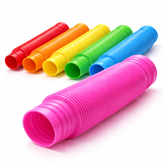 RURKA SENSORYCZNA POP TUBE ANTYSTRESOWA KOLORY DO WYBORU 21cm E1207 EMAJ
