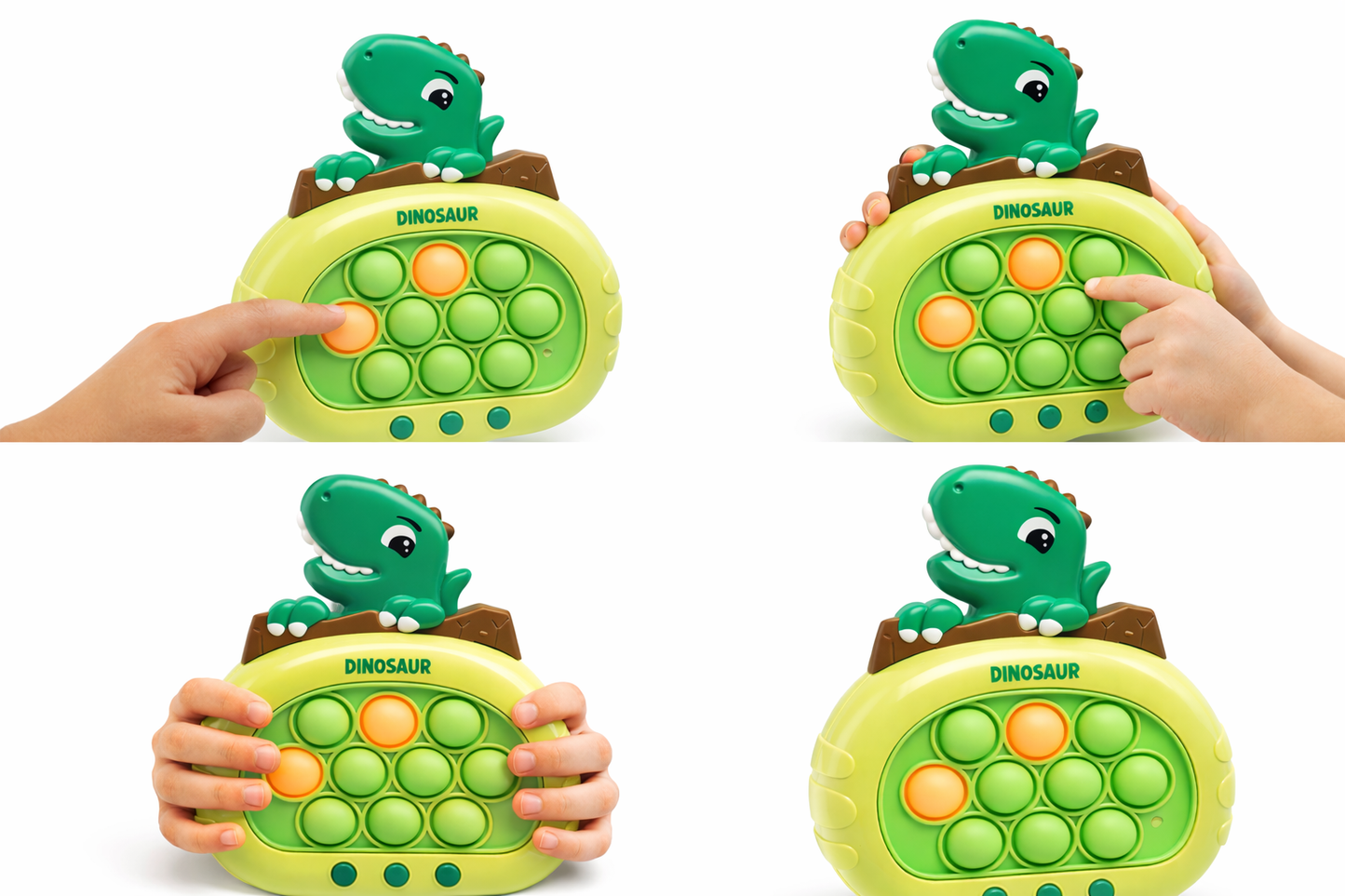 GRA POP IT DINOZAUR SENSORYCZNA ZABAWKA ANTYSTRESOWA 13CM E2312 EMAJ