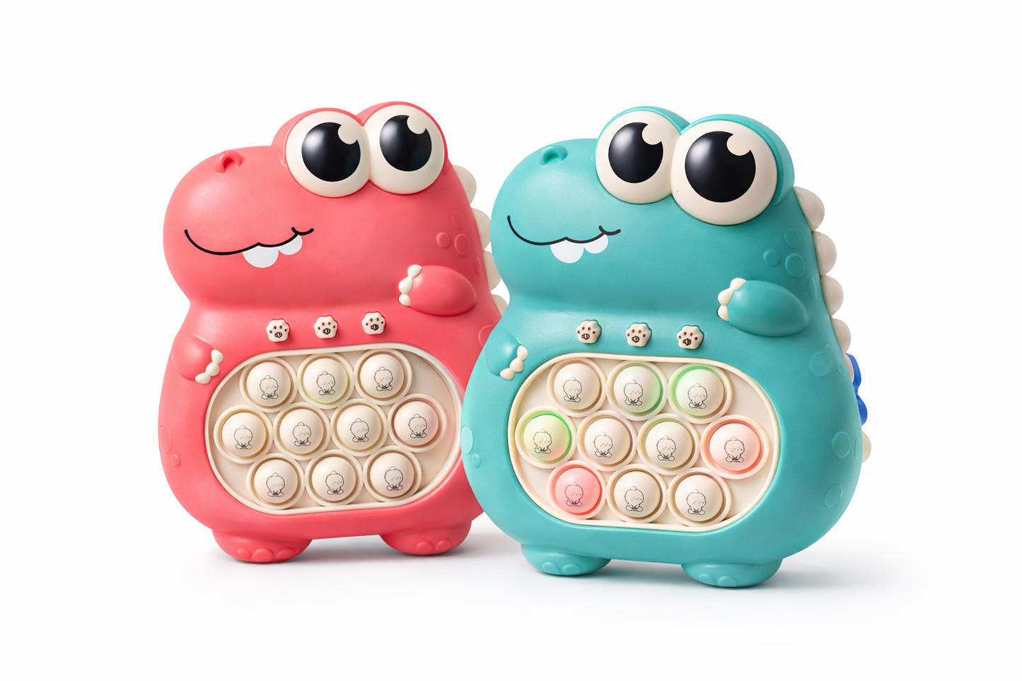 GRA SENSORYCZNA POP IT DINOZAUR ZABAWKA EDUKACYJNA ANTYSTRESOWA E2305 EMAJ