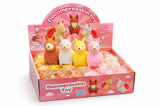 GNIOTEK ALPAKA 9CM ANTYSTRESOWY SQUISHY MIĘKKI 4KOLORY DO WYBORU E1306 EMAJ
