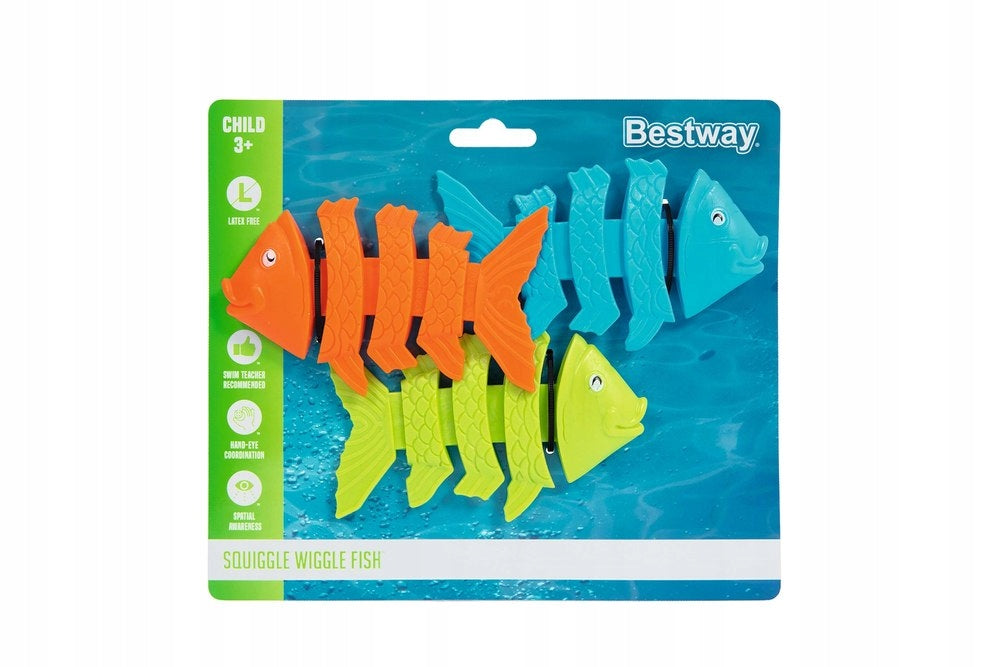 ZESTAW RYBKI DO NURKOWANIA GUMOWE 3szt 11cm  Bestway 16226 EMAJ