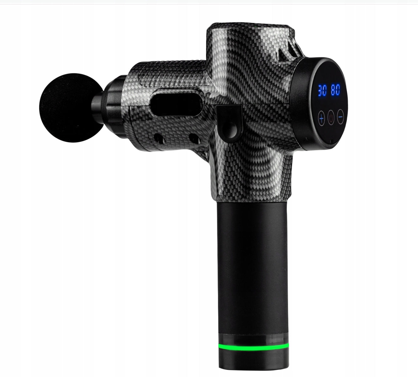 PISTOLET DO MASAŻU MASAŻER WALIZKA KOMPLETNY ZESTAW 6 GŁOWIC E2659 EMAJ