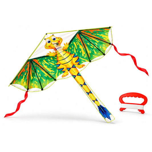 LATAWIEC SMOK 145x155cm KOLOROWY DUŻY STABILNY LINKA W ZESTAWIE E1243 EMAJ