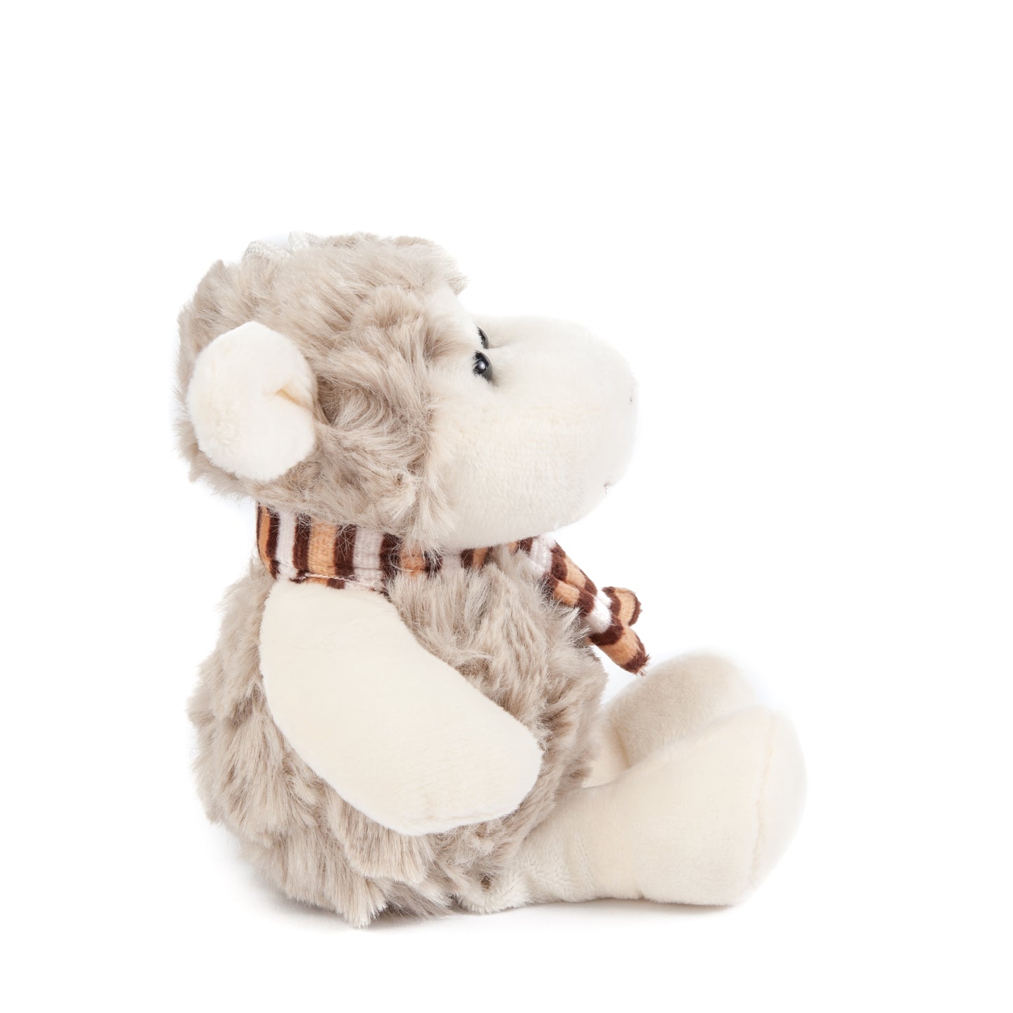 OWIECZKA  W SZALICZKU Z NAPISEM MIEJSCOWOŚCI  MASKOTKA OWCA BARANEK 15 CM E0382 EMAJ