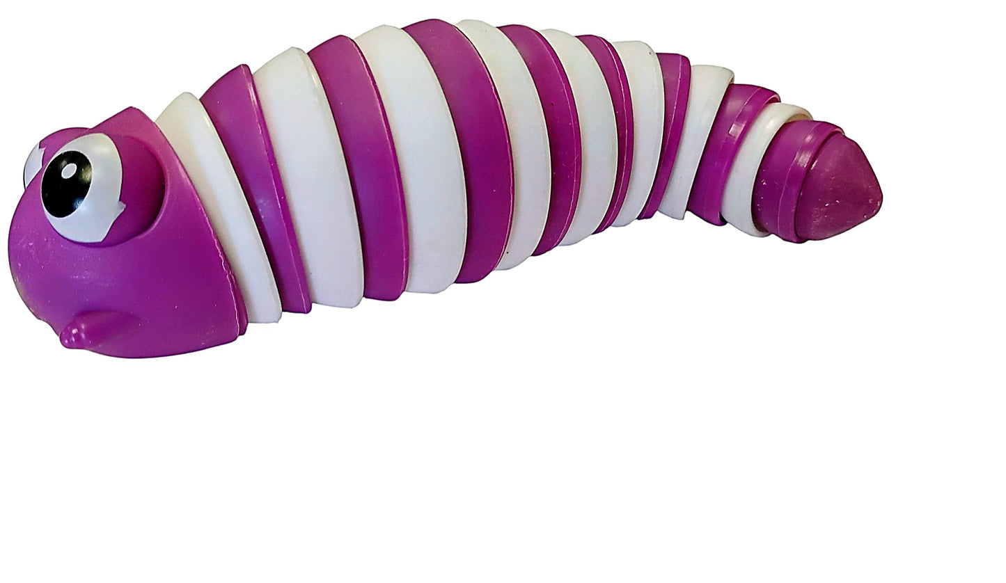 GĄSIENICA SENSORYCZNA WIELKIE OCZY  ANTYSTRESOWA 15CM E1364 EMAJ