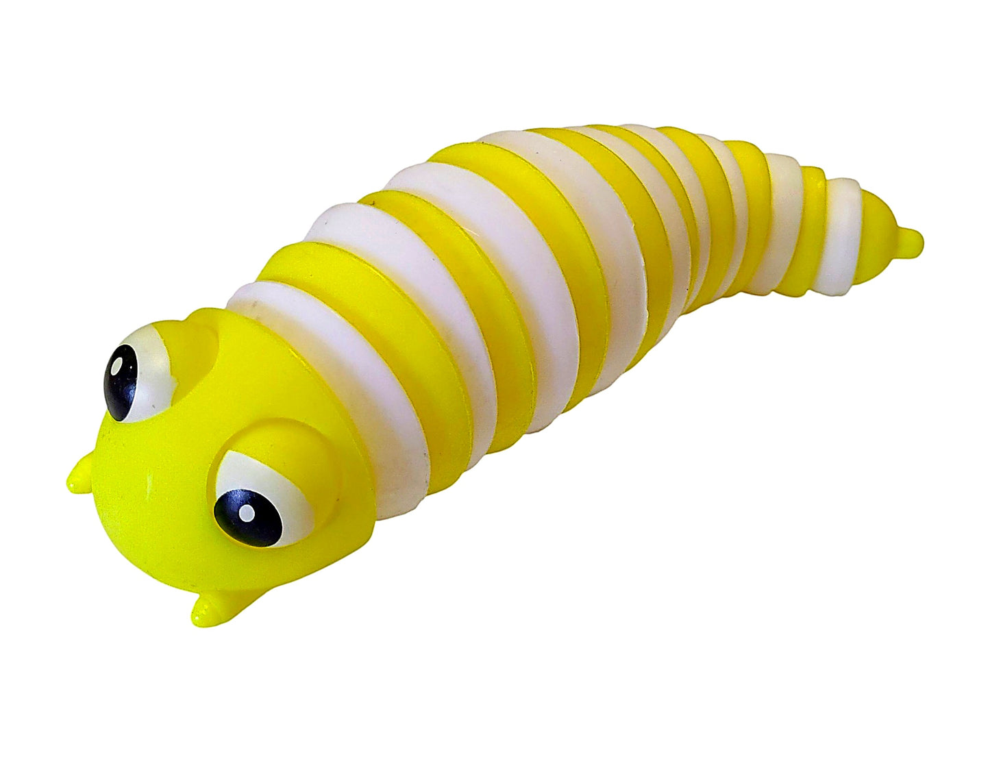 GĄSIENICA SENSORYCZNA WIELKIE OCZY  ANTYSTRESOWA 15CM E1364 EMAJ