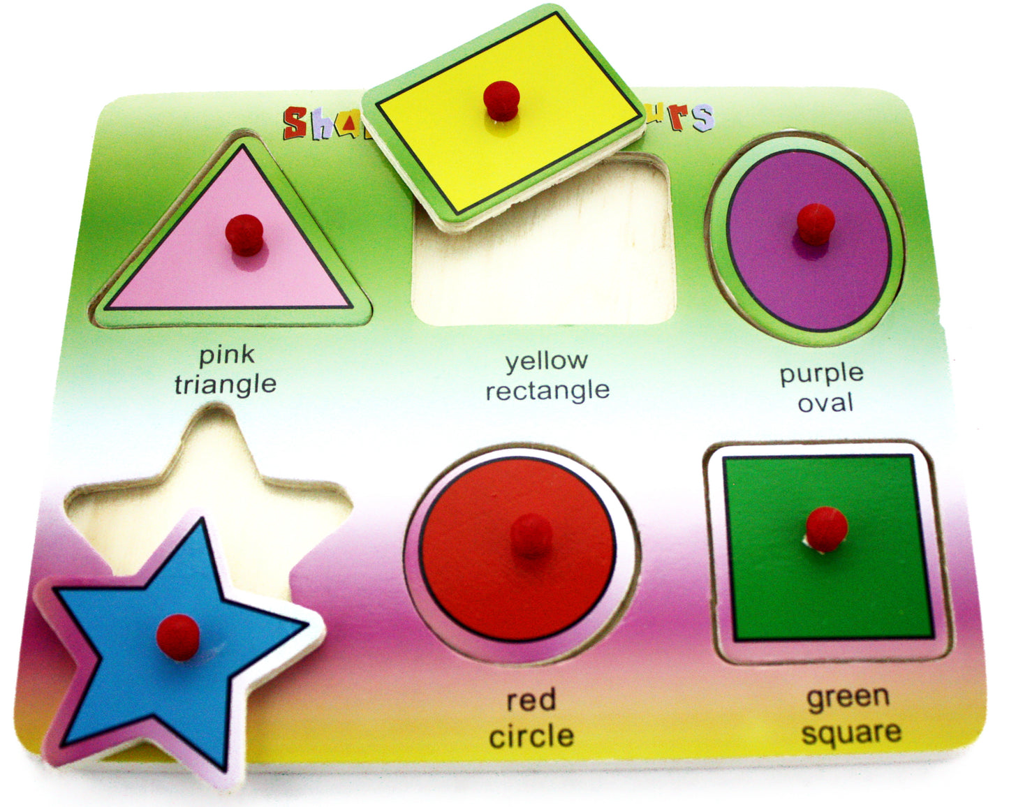 DREWNIANE PUZZLE Z UCHWYTAMI KSZTAŁTY E0488 EMAJ